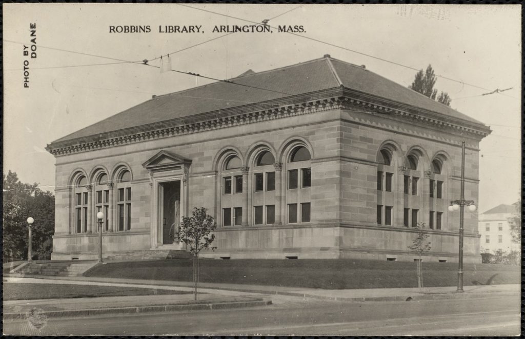 Robbins Library Postcard